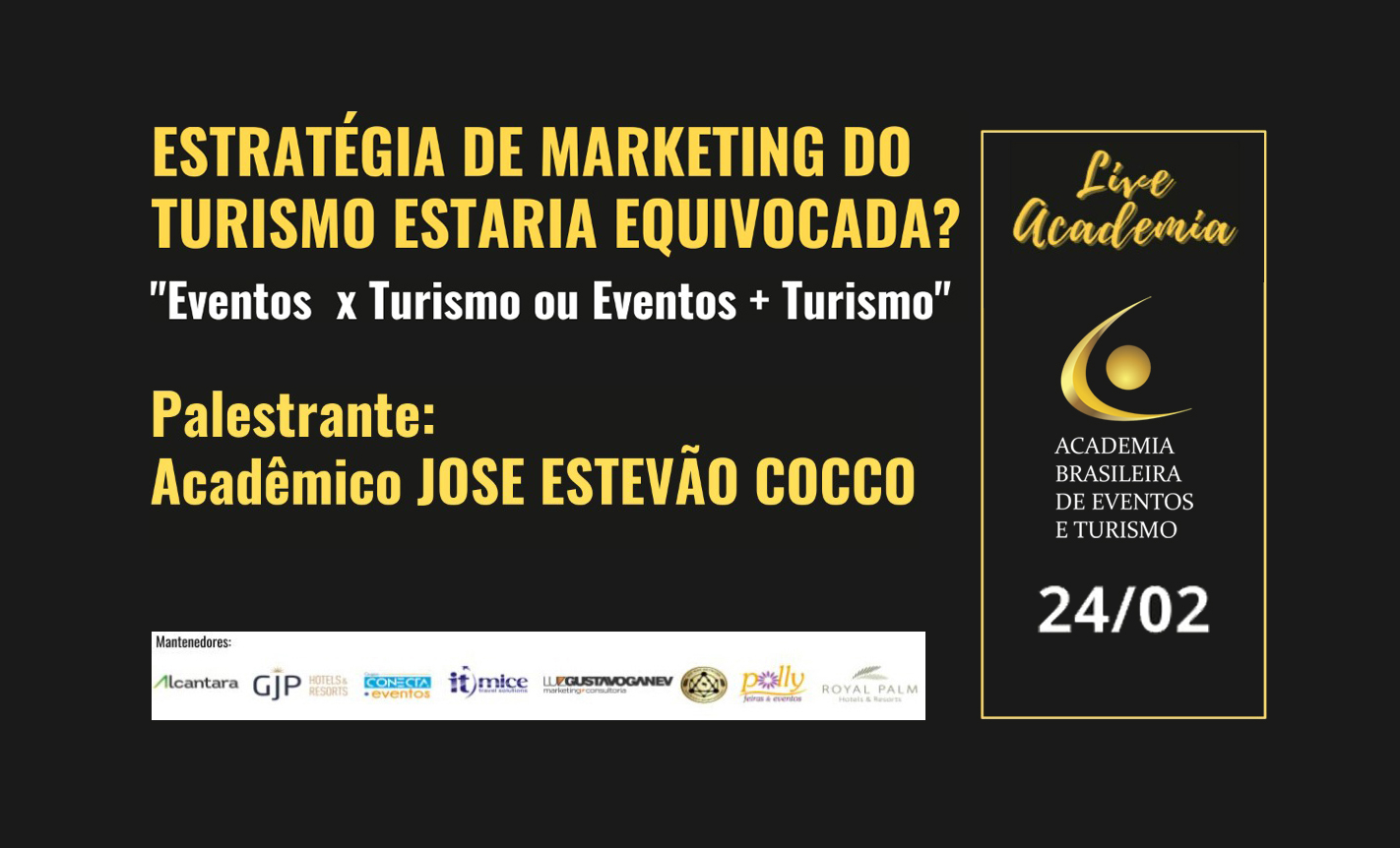 You are currently viewing #LIVE 07 | José Estevão Cocco: Estratégia de Marketing do Turismo estaria equivocada?