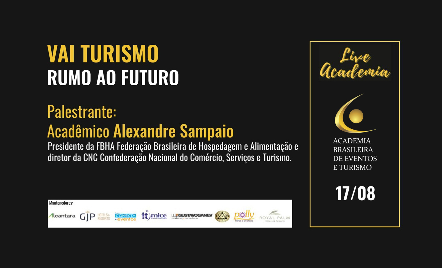 You are currently viewing #LIVE 16 | Alexandre Sampaio: Vai Turismo – Rumo ao futuro
